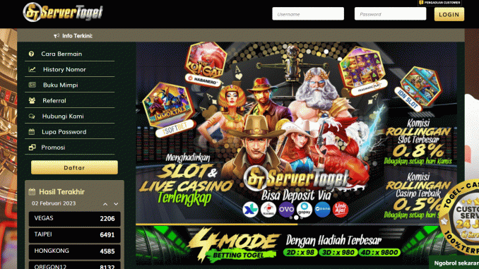 servertogel